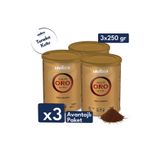 LavAzza Qualita Oro 100% Arabica Filtre Kahve Teneke Kutu | 3'lü Çok Avantajlı Paket