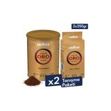 Lavazza Qualita Oro %100 Arabica Öğütülmüş Filtre Kahve 2X250Gr Teneke Kutu | 2'Li Saklama Paketi