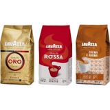 LavAzza Qualita Oro 1Kg + Qualita Rossa 1Kg + Crema E Aroma 1Kg 3'Lü Çekirdek Kahve Seti 3Kg
