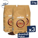 Lavazza Qualita Oro Espresso Çekirdek Kahve 3'lü Avantajlı Paket | 1 kg x 3 Paket - 3 kg