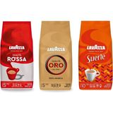 Lavazza Qualita Oro, Suerte, Qualita Rossa Çekirdek Kahve 1 kg | 3'lü Paket - 3 kg