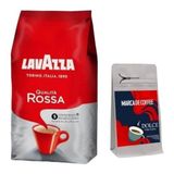 Lavazza Qualita Rossa Çekirdek Kahve 1 Kg+Marca De Coffe Dolce Filtre Kahve 250 gr - 1,25 kg