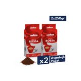 LavAzza Qualita Rossa Öğütülmüş Filtre Kahve 250 g | 2'li Çok Avantajlı Paket