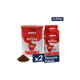 LavAzza Qualita Rossa Öğütülmüş Filtre Kahve 2x250gr Teneke Kutu | 2'li Saklama Paketi