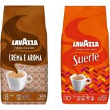 Lavazza Suerte, Crema E Aroma Çekirdek Kahve 1 kg | 2'li Paket - 2 kg