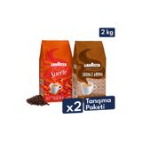 LavAzza Suerte, Crema E Aroma Çekirdek Kahve 1 Kg | 2'li Tanışma Paketi
