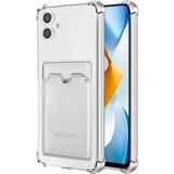 Lavderuar Galaxy S26 Edge İle Uyumlu Yüksek Kalite Özel Kartlıklı Şeffaf Telefon Kılıfı – Arka Cepli Cüzdanlı Silikon Koruyucu Kapak Darbe Emici Esnek TPU, Günlük Kullanıma Uygun SZR03