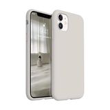 Lavderuar iPhone 11 ile Uyumlu İçi Kadife Lansman Silikon Kılıf – Kamera Korumalı, Darbe Emici, Premium Yumuşak Kapak Gri