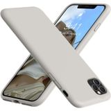 Lavderuar iPhone 11 Pro Max ile Uyumlu İçi Kadife Lansman Silikon Kılıf – Kamera Korumalı, Darbe Emici, Premium Yumuşak Kapak Gri