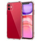 Lavderuar İPhone 12/12 Pro İle Uyumlu Yüksek Kalite Köşe Korumalı Darbe Emici Yapı Şeffaf Silikon Telefon Kılıfı-SR