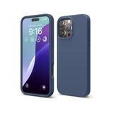 Lavderuar iPhone 13 Pro Max ile Uyumlu İçi Kadife Lansman Silikon Kılıf – Kamera Korumalı, Darbe Emici, Premium Yumuşak Kapak Lacivert