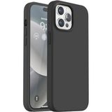 Lavderuar iPhone 13 Pro Max ile Uyumlu İçi Kadife Lansman Silikon Kılıf – Kamera Korumalı, Darbe Emici, Premium Yumuşak Kapak Siyah