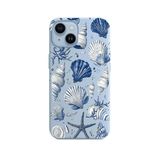 Lavderuar iPhone 14 Plus 15 Plus İçin Marine Cover Desenli Silikon Kılıf | Yüksek Kalite UV Baskı & İçi Kadife Lansman Kapak Bebe Mavisi