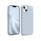 Lavderuar iPhone 14 Plus / 15 Plus ile Uyumlu İçi Kadife Lansman Silikon Kılıf – Kamera Korumalı, Darbe Emici, Premium Yumuşak Kapak Bebe