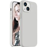 Lavderuar iPhone 14 Plus / 15 Plus ile Uyumlu İçi Kadife Lansman Silikon Kılıf – Kamera Korumalı, Darbe Emici, Premium Yumuşak Kapak Taş