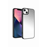 Lavderuar İPhone 14 Plus - 15 Plus İle Uyumlu Yüksek Kalite Özel Üretim Aynalı Kamera Koruma Çıkıntılı Parlak Kapak Telefon Kılıfı Kılıf-SZR02
