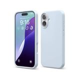 Lavderuar iPhone 16 Plus ile Uyumlu İçi Kadife Lansman Silikon Kılıf – Kamera Korumalı, Darbe Emici, Premium Yumuşak Kapak Bebe