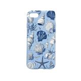 Lavderuar iPhone 7 Plus 8 Plus İçin Marine Cover Desenli Silikon Kılıf | Yüksek Kalite UV Baskı & İçi Kadife Lansman Kapak Bebe Mavisi
