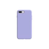 Lavderuar iPhone 7 Plus / 8 Plus ile Uyumlu İçi Kadife Lansman Silikon Kılıf – Kamera Korumalı, Darbe Emici, Premium Yumuşak Kapak Lila
