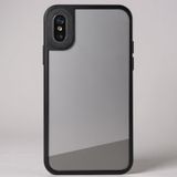 Lavderuar İPhone X İle Uyumlu Yüksek Kalite Özel Üretim Aynalı Kamera Koruma Çıkıntılı Parlak Kapak Telefon Kılıfı Kılıf-SZR02