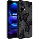 Lavderuar Oppo Reno 14 İle Uyumlu Lüx Kalite Özel Tasarım Baskılı Silikon Telefon Kılıfı-C8-Kelebek