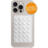 Lavderuar Vantuzlu Yapışkan Telefon Tutucu, Taşınabilir Silikon Yumuşak iPhone ve Android ile Uyumlu, Aynaya ve Cama Yapışan Çok Amaçlı Telefon Arkası Vantuz Matı (2, Beyaz, vantuz)