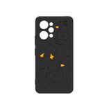 Lavderuar Xiaomi Redmi 12 Uyumlu Karikatür Desenli Telefon Kılıfı – Şık ve Dayanıklı Silikon Koruma, Çizilmelere ve Darbelere Karşı Dayanıklı Siyah Tasarım (duckyduck)