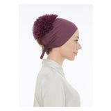 LAVENDER Mürdüm Dikişsiz Fırfırlı Bone