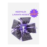 Lavendrose Isparta Lavanta Kesesi 5 adet Mor(11x9 cm)Hediyelik Tül Lavanta Kesesi (Yağı Alınmamış Yoğun Kokulu)