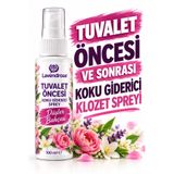 Lavendrose Tuvalet Kokusu - Tuvalet Öncesi ve Sonrası Koku Giderici Klozet ve Banyo spreyi Düşler Bahçesi 100 ml