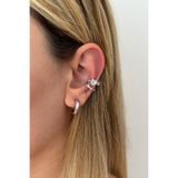 Lavian Accessories 2’li Zirkon Taşlı Kalpli Earcuff Seti