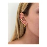 Lavian Accessories Çelik Loop Kalın Halka Küpe