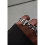 Lavian Accessories Gold Coiled Serçe Parmak Yüzüğü