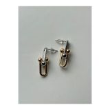 Lavian Accessories Gümüş Gold Tifany Küpe