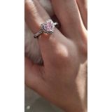Lavian Accessories Pembe Kalp Taşlı Yüzük