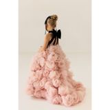 Laviella Kids Couture Kız Çocuk Tasarım Gül Detaylı Elbise