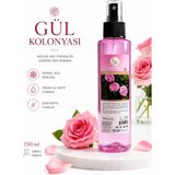 Lavin Rose Gül Kolonyası – Yüksek Frekanslı Doğal Gül Esansı ile Ferahlatıcı ve Tazeleyici Kolonya - Kalıcı, Hafif ve Doğal Koku - 150 ml
