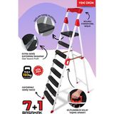 Lavinger Elegance 7+1 Geniş Basamaklı Kolay Taşıma Aparatlı Merdiven Kaliteli Paslanmaz