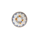 LAVİNİA Bonna Porselen Retro Çiçek Desenli Gurme Düz Tabak 21 cm-Pasta Tabağı-Tatlı Tabağı-6 'lı