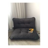 Lavinia Puf Puf Petek Önü Palet Yer Minderi Ikili Takım Antrasit 70x100cm
