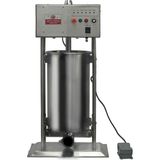 Lavion Motorlu Sucuk Sosis Dolum Makinası- Sucuk Doldurma Makinası-15 Litre Motorlu Otomatik Sucuk Dolum Makinası - Gümüş