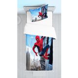 Lavisa İsme Özel Tek Kişilik Mikro Saten Nevresim kılıfı ve Yastık Kılıfı Spiderman