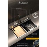 Lavisse Ultimate Akıllı Eviye Seti - Antrasit