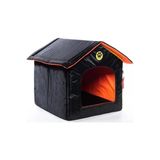 Lavista Volmin Petshop Lavista Dış Mekan Ve Iç Mekan Kedi Ve Köpek Kulubesi Siyah