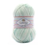 LaVita Yarn Baby Batik Çok Renkli El Örgü İpi %100 Akrilik 100gr (BY03 SU YEŞİLİ)
