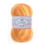 LaVita Yarn Baby Batik Çok Renkli El Örgü İpi %100 Akrilik 100gr (BY11 HARDAL SARI)
