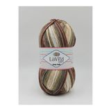 LaVita Yarn Baby Batik Çok Renkli El Örgü İpi %100 Akrilik 100gr (BY17 KAHVE BEJ)