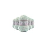 LaVita Yarn Baby Batik Çok Renkli El Örgü İpi %100 Akrilik 500gr 5 ADET (BY03 SU YEŞİLİ)