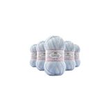 LaVita Yarn Baby Batik Çok Renkli El Örgü İpi %100 Akrilik 500gr 5 ADET (BY04 TURKUAZ)