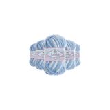 LaVita Yarn Baby Batik Çok Renkli El Örgü İpi %100 Akrilik 500gr 5 ADET (BY12 AÇIK MAVİ)